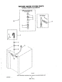 14 - Washer Water System parts for Whirlpool Washer Dryer Combo LT7004XTW1 from AppliancePartsPros.com