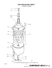 11 - Tub And Basket parts for Whirlpool Washer Dryer Combo LT5100XSW0 from AppliancePartsPros.com