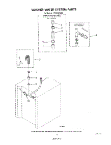 12 - Washer Water System parts for Whirlpool Washer Dryer Combo LT5100XSW0 from AppliancePartsPros.com