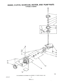 09 - Brake, Clutch, Gearcase, Motor And Pump parts for Whirlpool Washer Dryer Combo LT5100XSW1 from AppliancePartsPros.com