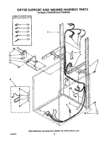 06 - Dryer Support And Washer Harness parts for Whirlpool Washer Dryer Combo LT7004XVW0 from AppliancePartsPros.com