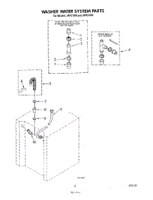12 - Washer Water System parts for Whirlpool Washer Dryer Combo JWP21080 from AppliancePartsPros.com