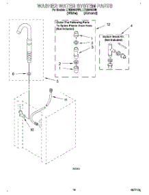 11 - Washer Water System parts for Whirlpool Washer Dryer Combo LTE5243BN0 from AppliancePartsPros.com