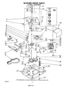 11 - Water Drive parts for Whirlpool Washer Dryer Combo LT4905XMW0 from AppliancePartsPros.com