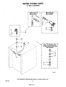 15 - Water System parts for Whirlpool Washer Dryer Combo LT4905XMW0 from AppliancePartsPros.com