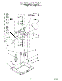 09 - Machine Base parts for Whirlpool Washer Dryer Combo LTE5243DZ0 from AppliancePartsPros.com