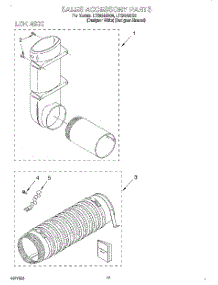 14 - Sales Accessory parts for Whirlpool Washer Dryer Combo LTE5243DQ0 from AppliancePartsPros.com