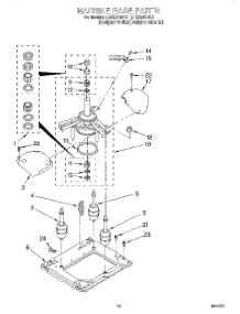09 - Machine Base parts for Whirlpool Washer Dryer Combo LTE5243DQ1 from AppliancePartsPros.com