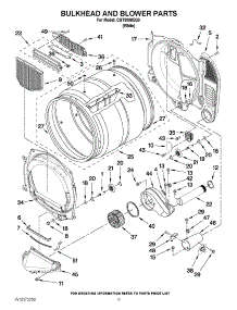 03 - Bulkhead And Blower Parts parts for Whirlpool Washer Dryer Combo CGT8000XQ0 from AppliancePartsPros.com