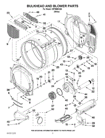 03 - Bulkhead And Blower Parts parts for Whirlpool Washer Dryer Combo CET8000XQ0 from AppliancePartsPros.com