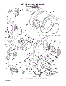 04 - Dryer Bulkhead Parts parts for Whirlpool Washer Dryer Combo LTG5243DQ9 from AppliancePartsPros.com