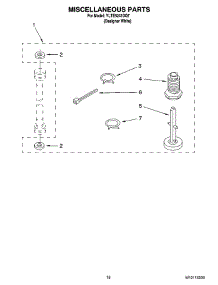 15 - Miscellaneous  Parts, Optional Parts (Not Included) parts for Whirlpool Washer Dryer Combo YLTE5243DQ7 from AppliancePartsPros.com