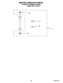 14 - Miscellaneous  Parts parts for Whirlpool Washer Dryer Combo LTG6234DT5 from AppliancePartsPros.com