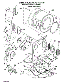04 - Dryer Bulkhead Parts parts for Whirlpool Washer Dryer Combo LTG5243DT7 from AppliancePartsPros.com