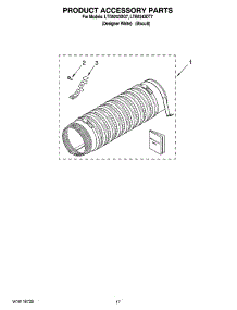 14 - Product Accessory Parts parts for Whirlpool Washer Dryer Combo LTG5243DT7 from AppliancePartsPros.com