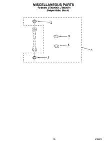 14 - Miscellaneous  Parts parts for Whirlpool Washer Dryer Combo LTG6234DT4 from AppliancePartsPros.com