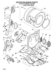 04 - Dryer Bulkhead Parts parts for Whirlpool Washer Dryer Combo LTG5243DQ6 from AppliancePartsPros.com