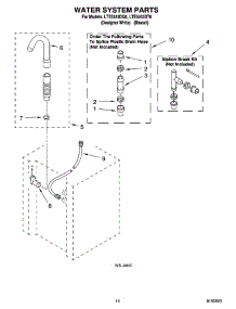 11 - Water System Parts parts for Whirlpool Washer Dryer Combo LTE5243DT6 from AppliancePartsPros.com