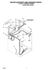 05 - Dryer Support And Washer Parts parts for Whirlpool Washer Dryer Combo LTG5243DQ6 from AppliancePartsPros.com