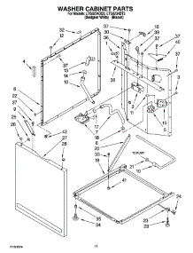 07 - Washer Cabinet Parts parts for Whirlpool Washer Dryer Combo LTG6234DT3 from AppliancePartsPros.com