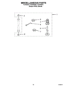 15 - Miscellaneous  Parts parts for Whirlpool Washer Dryer Combo LTG5243DT6 from AppliancePartsPros.com