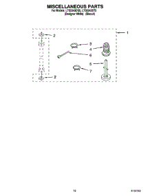 15 - Miscellaneous  Parts parts for Whirlpool Washer Dryer Combo LTG5243DT5 from AppliancePartsPros.com