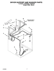 05 - Dryer Support And Washer Parts parts for Whirlpool Washer Dryer Combo LTG5243DQ5 from AppliancePartsPros.com