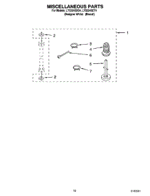 15 - Miscellaneous  Parts parts for Whirlpool Washer Dryer Combo LTG5243DT4 from AppliancePartsPros.com