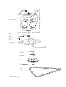04 - Motor & Drive Parts parts for Ge Compactor GCG1500R0BB from AppliancePartsPros.com