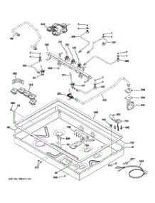 02 - Gas & Burner Parts parts for Ge Cooktop PGP953DET1BB from AppliancePartsPros.com