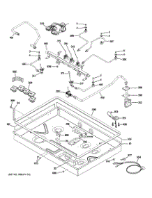 02 - Gas & Burner Parts parts for Ge Cooktop PGP976SET1SS from AppliancePartsPros.com