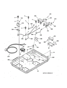 02 - Burner Parts parts for Ge Cooktop JGP336WEV4WW from AppliancePartsPros.com