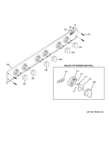 03 - Control Panel parts for Ge Cooktop ZGU36N6H5SS from AppliancePartsPros.com
