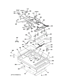 02 - Gas & Burner Parts parts for Ge Cooktop ZGU384LSM1SS from AppliancePartsPros.com