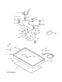 02 - Gas & Burner Parts parts for Ge Cooktop JGP630CEK2CC from AppliancePartsPros.com