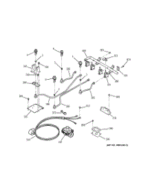 02 - Gas & Burner Parts parts for Ge Cooktop JGP326WEF1WW from AppliancePartsPros.com