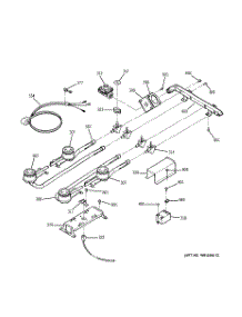 02 - Gas & Burner Parts parts for Ge Cooktop JGP319EV1CT from AppliancePartsPros.com