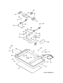 02 - Gas & Burner Parts parts for Ge Cooktop JGP628BEJ1BB from AppliancePartsPros.com