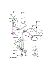 02 - Burner parts for Ge Cooktop JGP626AEV3AA from AppliancePartsPros.com