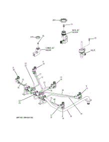 05 - Valve & Tube Assemblies parts for Ge Cooktop ZGU375NSD1SS from AppliancePartsPros.com