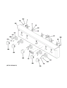02 - Control Panel parts for Ge Cooktop ZGU364LDP4SS from AppliancePartsPros.com