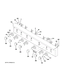 02 - Control Panel parts for Ge Cooktop ZGU486NDP4SS from AppliancePartsPros.com