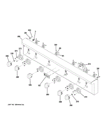 02 - Control Panel parts for Ge Cooktop ZGU484NGP3SS from AppliancePartsPros.com
