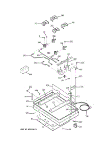02 - Gas Burner parts for Ge Cooktop JGP933BEC2BB from AppliancePartsPros.com
