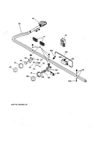 02 - Manifold & Controls parts for Ge Cooktop ZGU36L4RD1SS from AppliancePartsPros.com