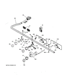 02 - Manifold & Controls parts for Ge Cooktop ZGU48N4GD2SS from AppliancePartsPros.com