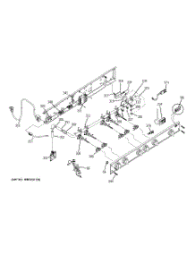 02 - Manifold Assembly parts for Ge Cooktop ZGU48N6DH4SS from AppliancePartsPros.com