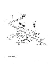 02 - Manifold & Controls parts for Ge Cooktop ZGU48L6RWSS from AppliancePartsPros.com