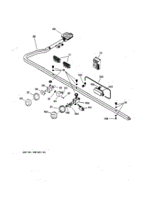 02 - Manifold & Controls parts for Ge Cooktop ZGU36L4RYSS from AppliancePartsPros.com