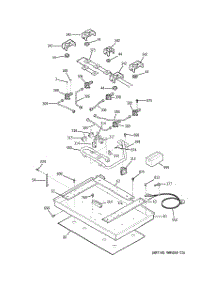 02 - Gas & Burner Parts parts for Ge Cooktop ZGU36KWK2WW from AppliancePartsPros.com